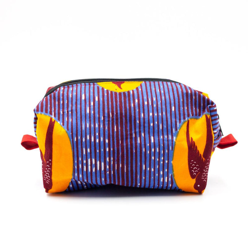 ミアポーチM - ツバメ・パープル＆イエロー -