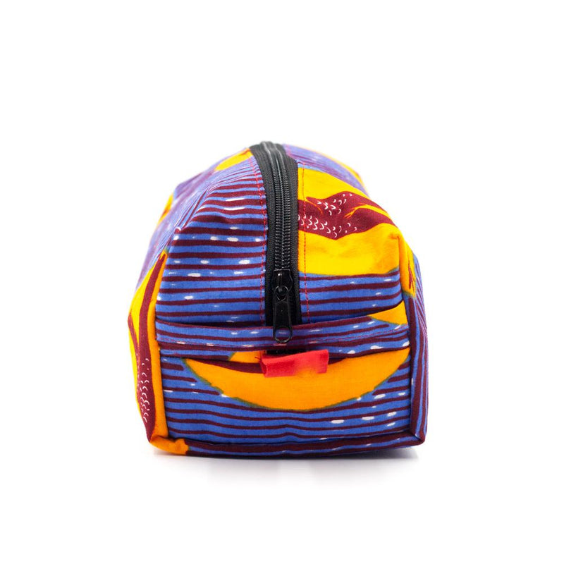 ミアポーチM - ツバメ・パープル＆イエロー -