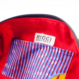 ミアポーチM - ツバメ・パープル＆イエロー -