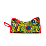 ティッシュボックスケース - ビッグアイ・イエロー＆オレンジ -